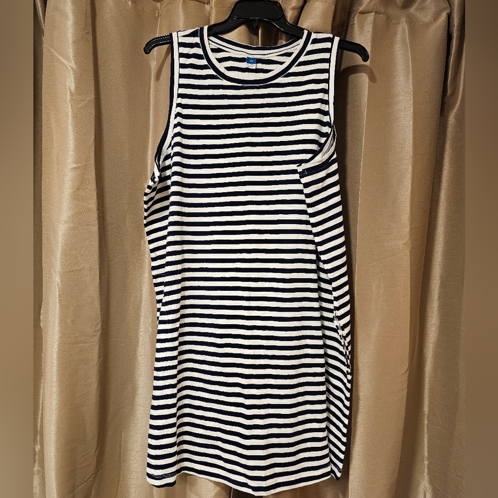 Striped Black and White Dress